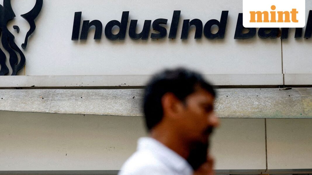 IndusInd Bank Q4 Results: Profit at  ₹594 crore vs loss YoY; NII jumps 43%, asset quality improves | Stock Market News