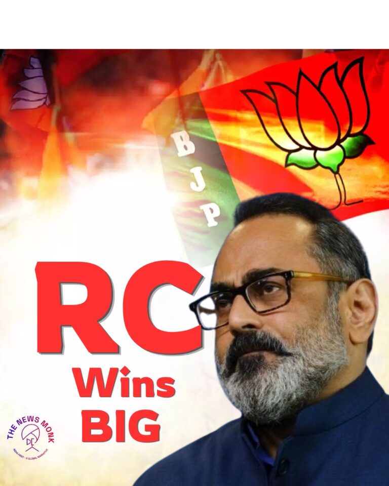 Rajeev Chandrasekhar wins back prestigious Nemom seat for the BJP. Lotus blooms at three seats.