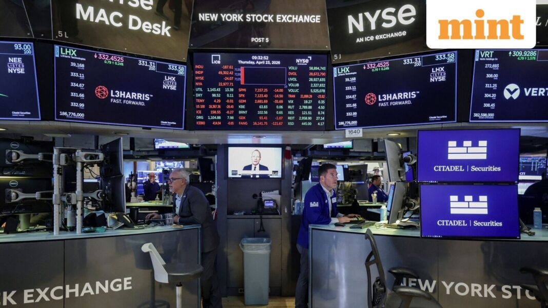 Wall Street: S&P 500, Nasdaq rise on renewed hopes for US-Iran peace talks, Intel surges 24.3% after solid Q1 results | Stock Market News