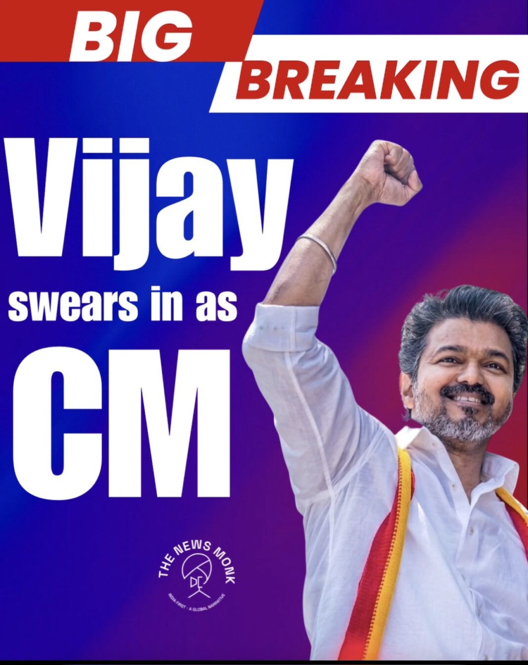 C Joseph Vijay swears in as Chief Minister of Tamil Nadu C Joseph Vijay swears in as Chief Minister of Tamil Nadu