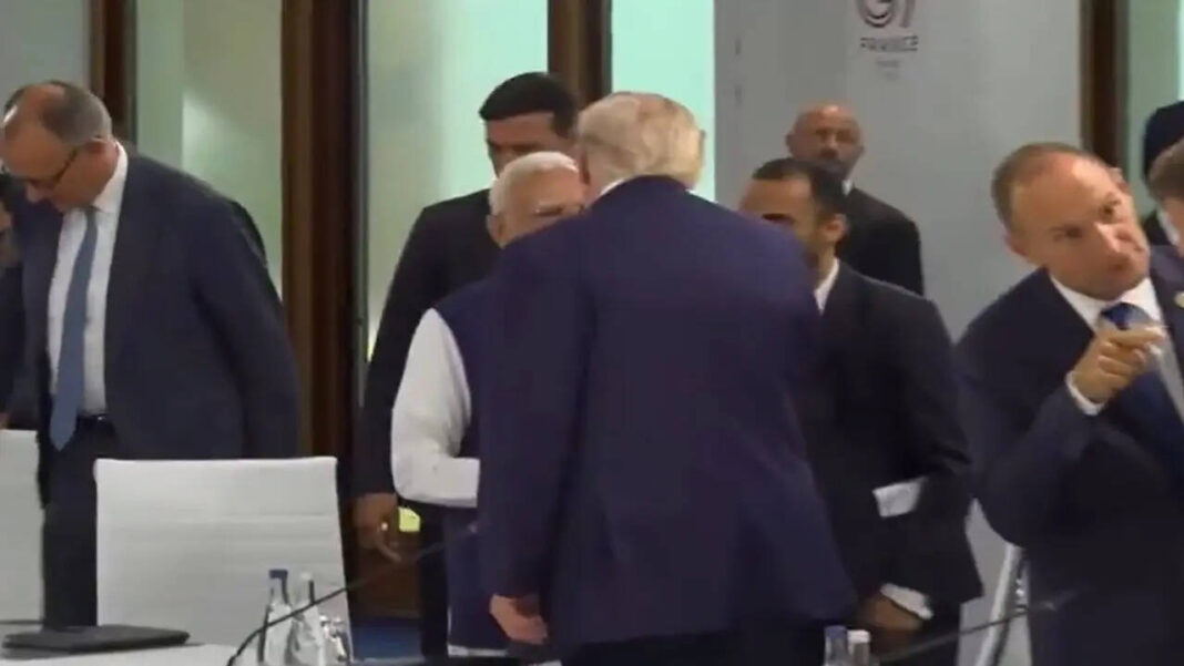Watch: PM Modi And Trump Exchange Warm Handshake At G7 Summit, First Meeting After 16 Months