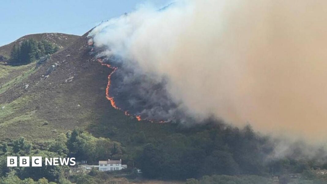 Conwy wildfire that forced residents to evacuate expected to develop Conwy wildfire that forced residents to evacuate expected to develop