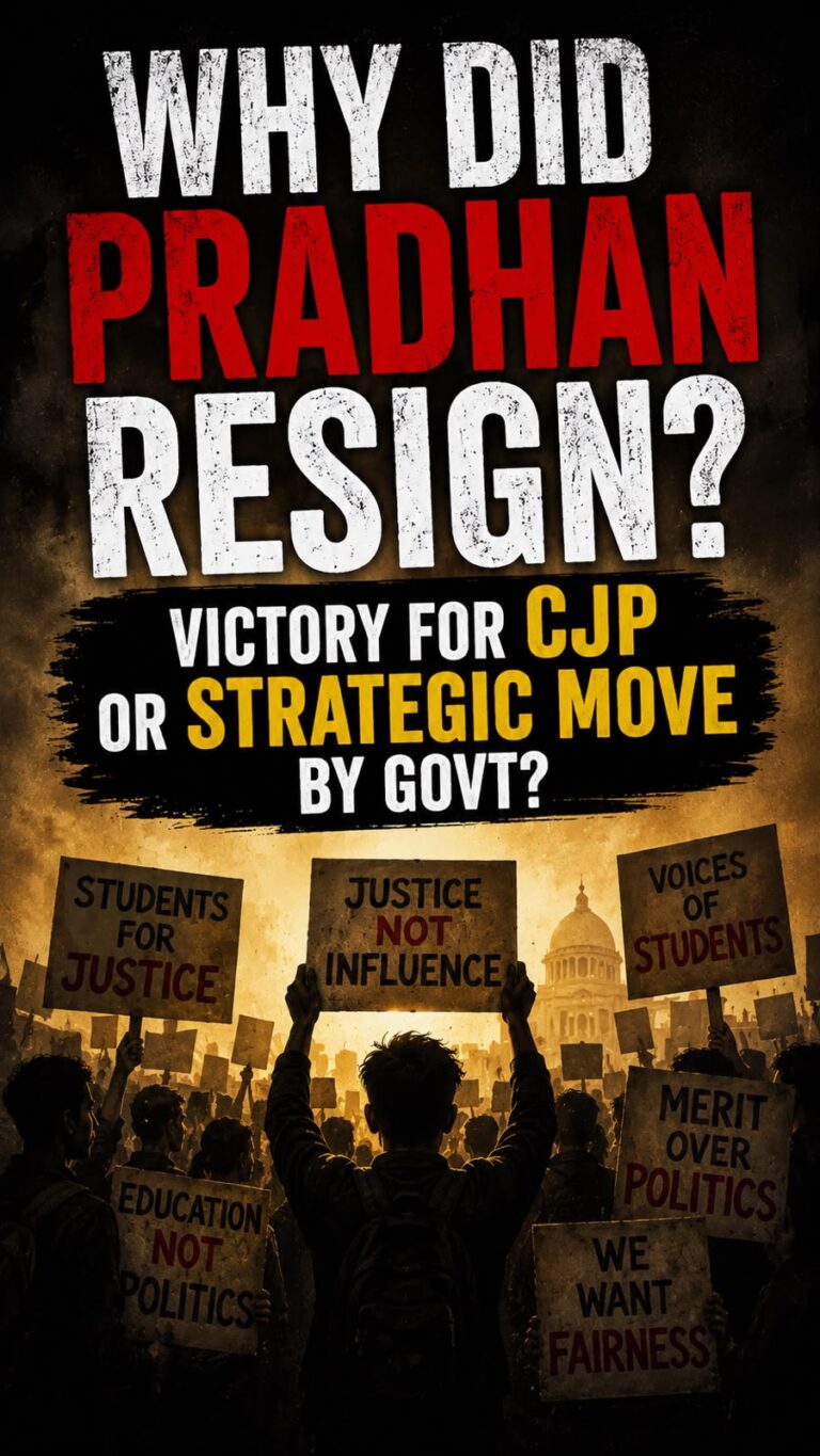 Pradhan’s Resignation: Win for CJP or Strategic Victory for Government? The News Monk Examines