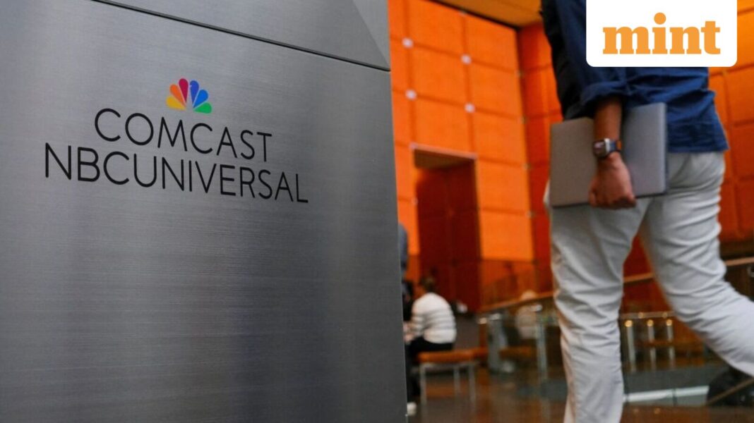 Comcast shares surge 17% as company announces NBCUniversal, Sky spin-off plan | Stock Market News