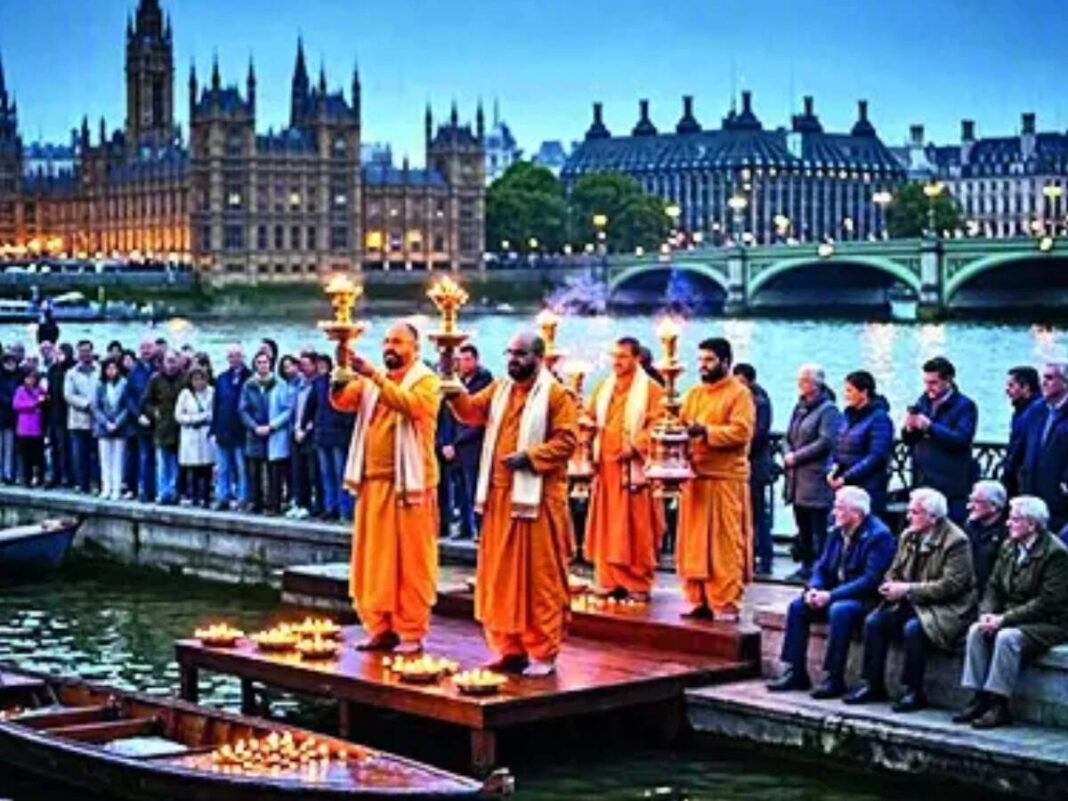 Ganga Aarti on the Thames: Indias river ritual can transcend borders – The Economic Times Ganga Aarti on the Thames: India’s river ritual can transcend borders - The Economic Times