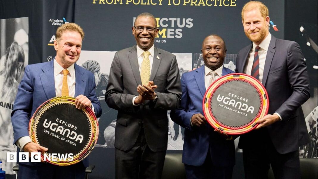 Uganda pulling out of Prince Harry's Invictus Games