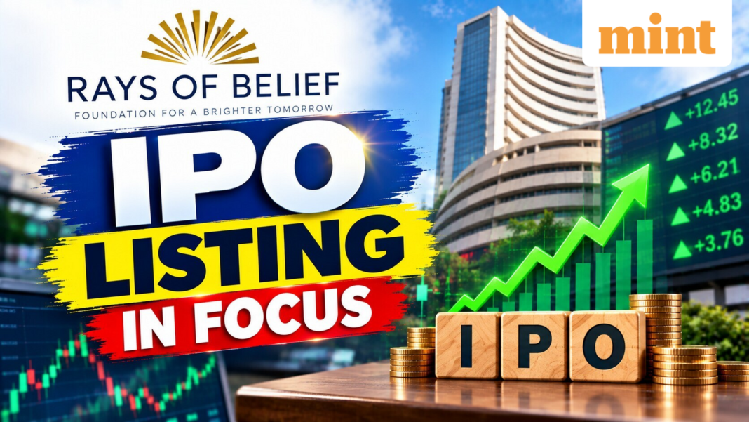 Rays of Belief IPO listing date tomorrow. Here's what GMP signals ahead of debut | Stock Market News
