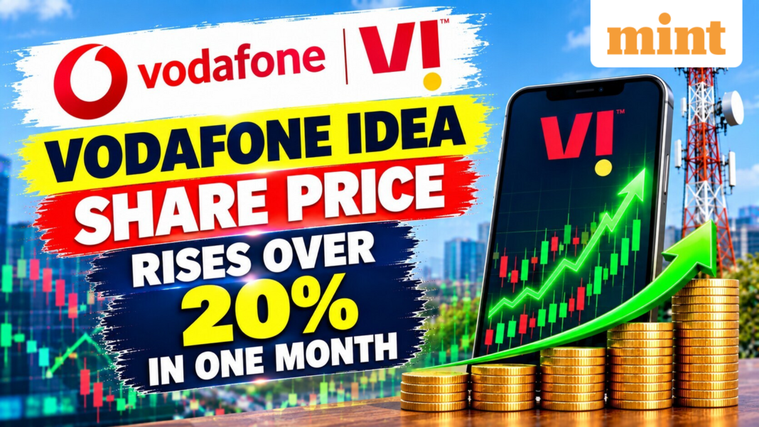 Vodafone Idea share price up 4% today | Rises over 20% in one month — what's fueling telecom stock | Stock Market News