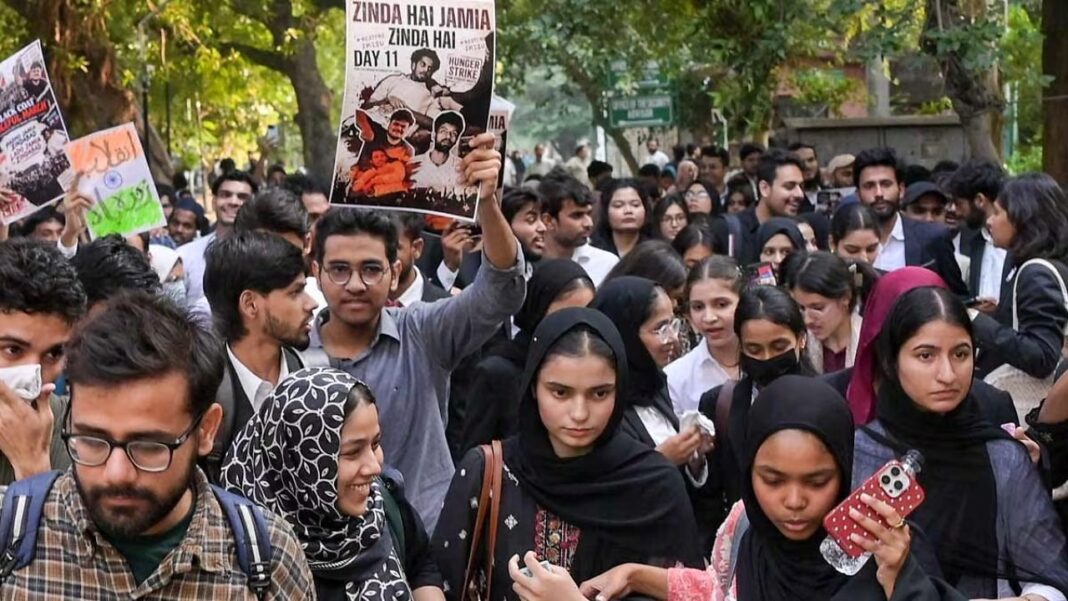 18-Day Hunger Strike, 2 Students In Jail: Jamia Poll Row Escalates