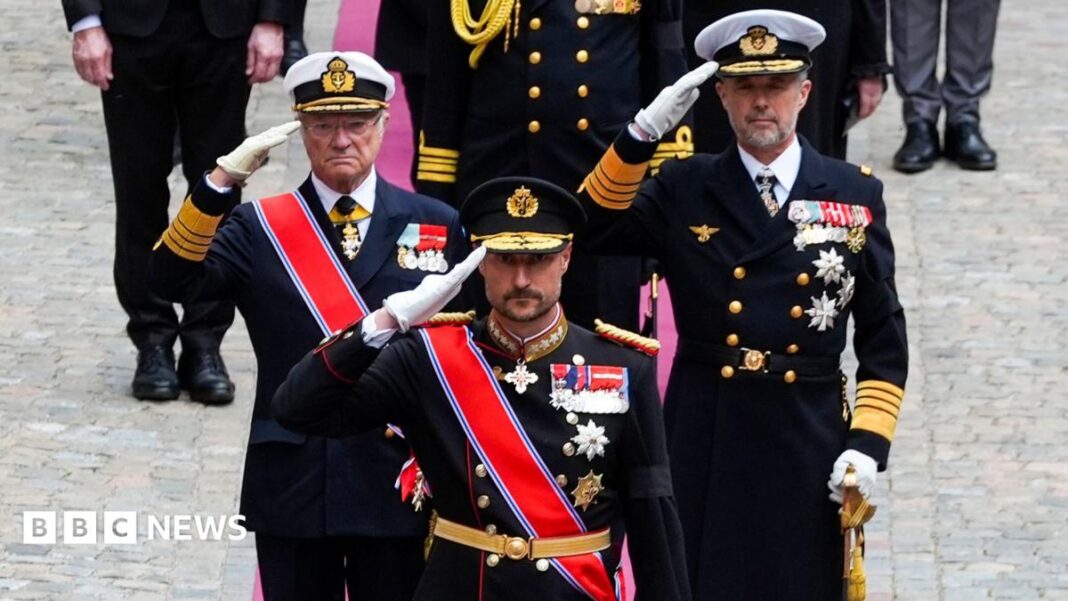 Europes royalty pay respects to King Harald V in Norway Europe's royalty pay respects to King Harald V in Norway