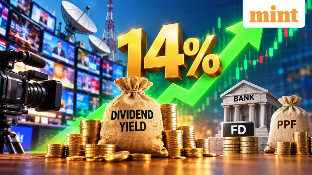 Dividend stock 2026: This media stock gives 14% dividend yield in YTD | Beats bank FD, PPF interest rate | Stock Market News