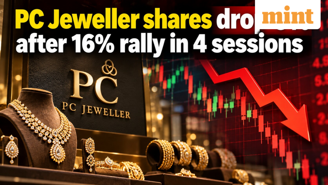 Multibagger stock PC Jeweller share price drops 5% after 16% rally in 4 sessions: Here's why - Should investors worry? | Stock Market News