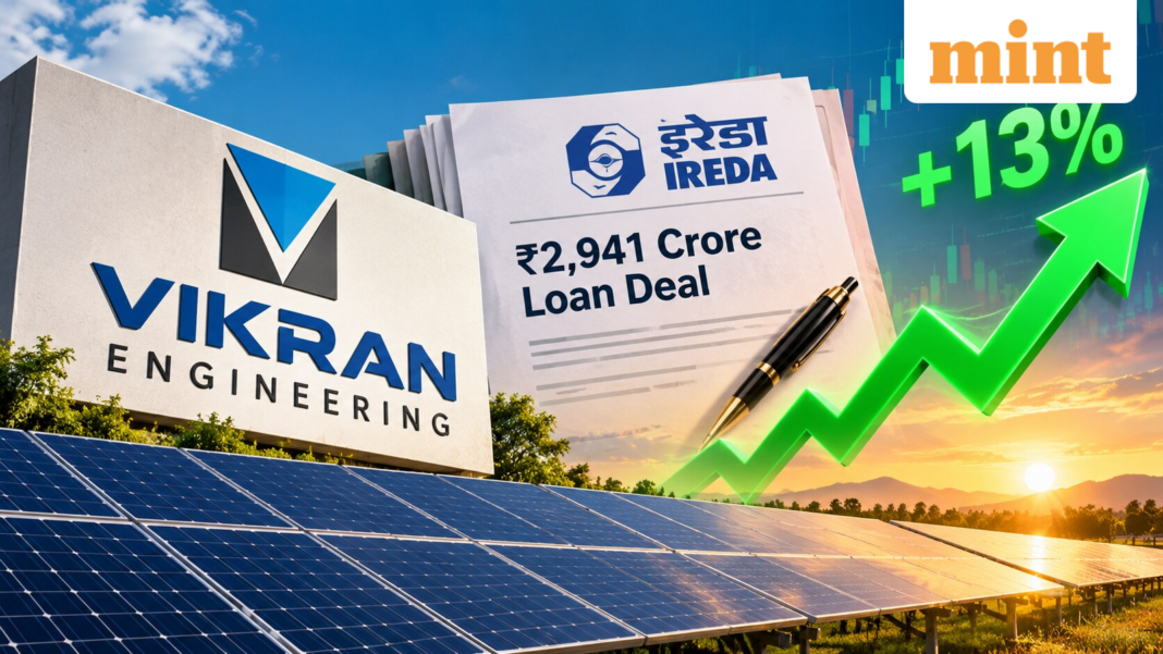 Vikran Engineering share price jumps 13%: How  ₹2,941 crore IREDA loan boosts solar project prospects | Stock Market News