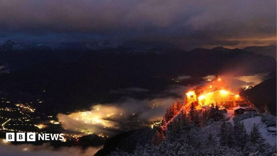 Man arrested after fire at Hitlers mountaintop Eagles Nest retreat Man arrested after fire at Hitler's mountaintop Eagle's Nest retreat