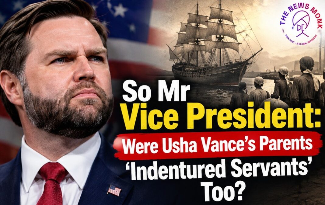 JD Vance’s ‘Indentured Servants’ Remark Reeks of Colonial Repression. Simply Derogatory & Shameful! JD Vance’s ‘Indentured Servants’ Remark Reeks of Colonial Repression. Simply Derogatory & Shameful!