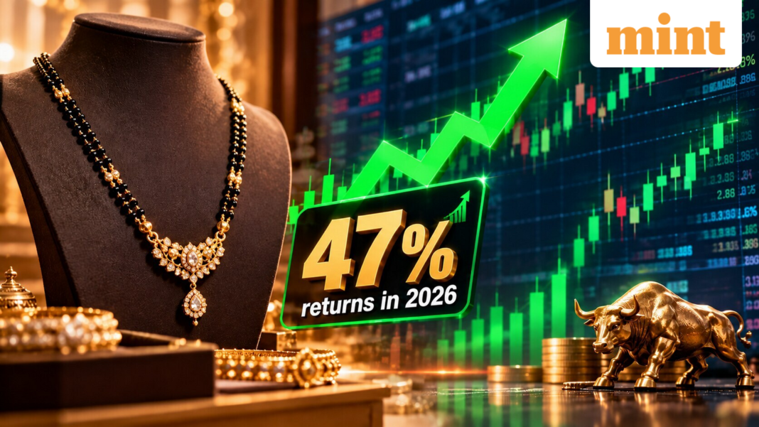 Shringar House of Mangalsutra share price jumps 15% today | 47% returns in 2026 | Check target, stop loss | Buy or sell? | Stock Market News